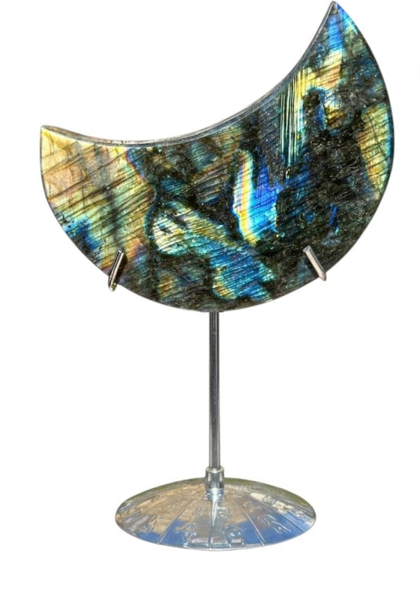 Lune en labradorite