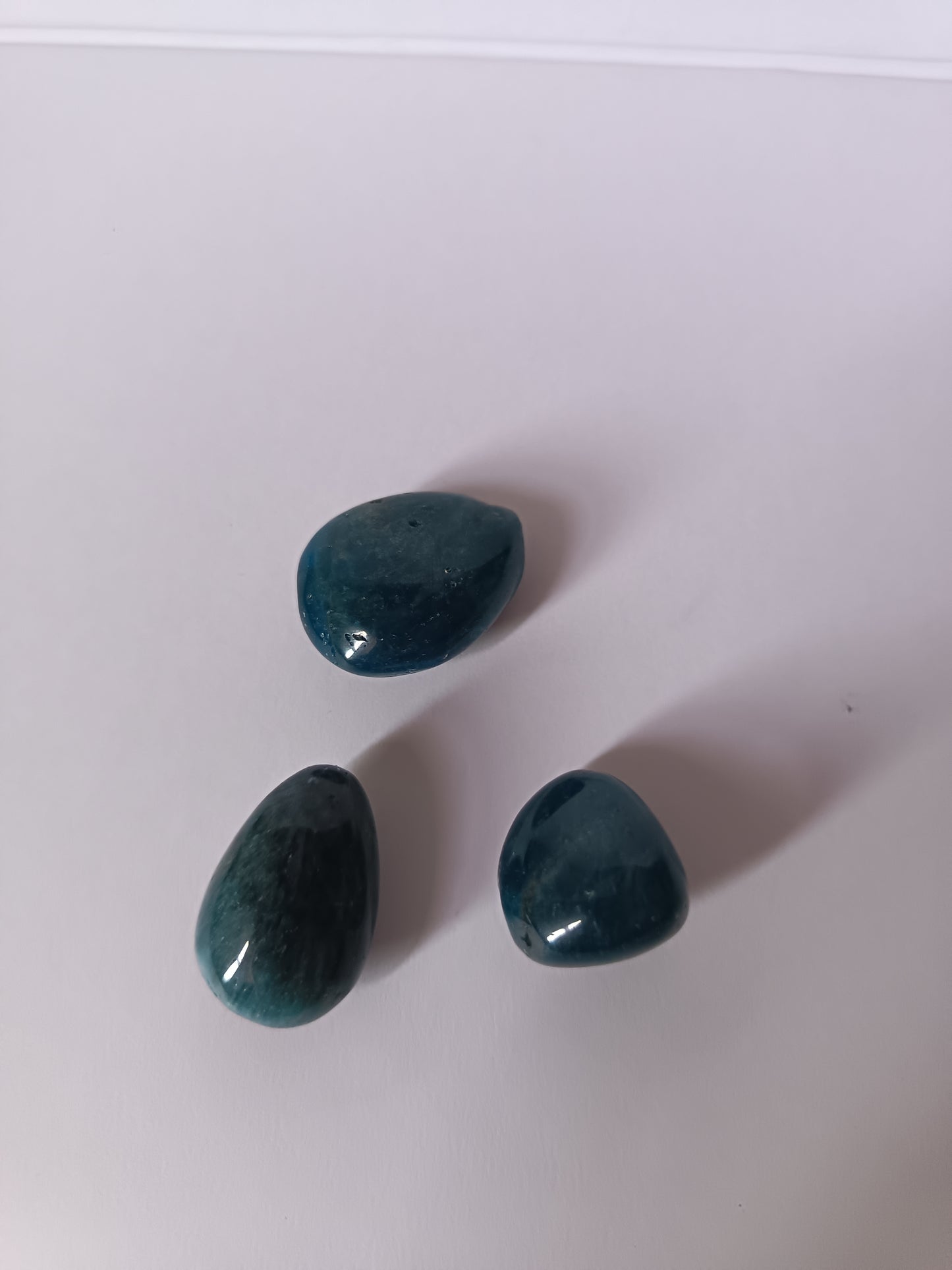 Pierre rouler apatite bleu