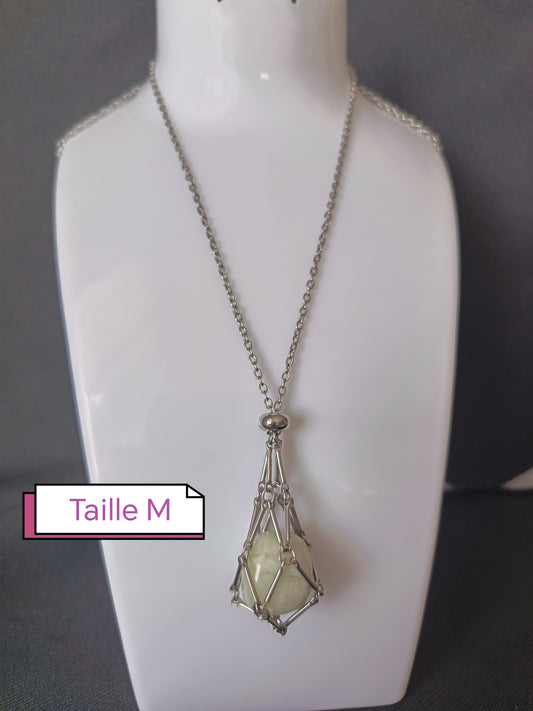 Collier porte pierre